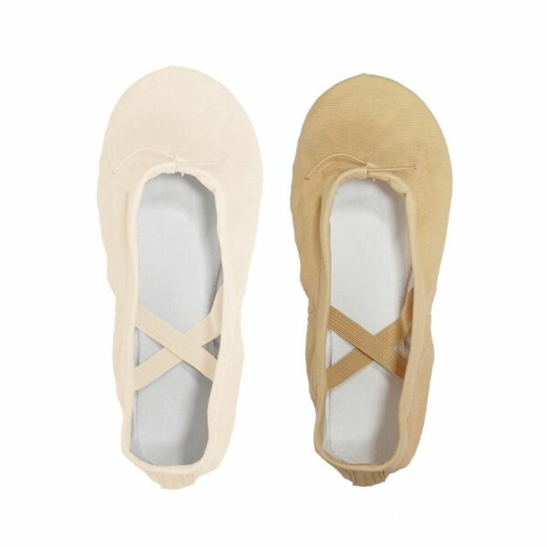 Baletki płócienne Free Dance II (cieliste i różowe)