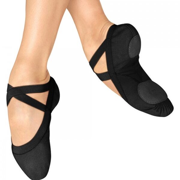 Baletki płócienne Bloch Pro Elastic S0621L czarne