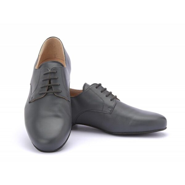 Monsieur Pivot DERBY Pelle Antracite