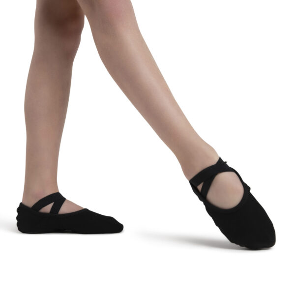 Baletki płócienne Capezio Hanami black