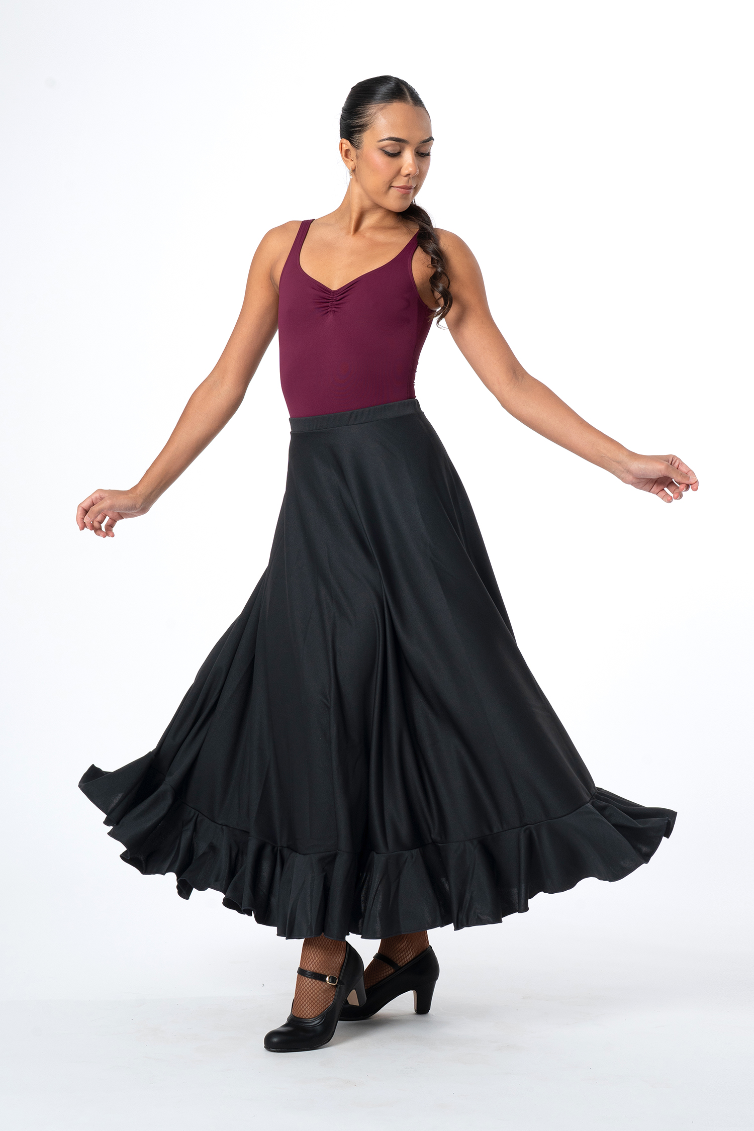 Spódnica flamenco z półkoła Intermezzo FALCAVOL 7680 - obrazek 3