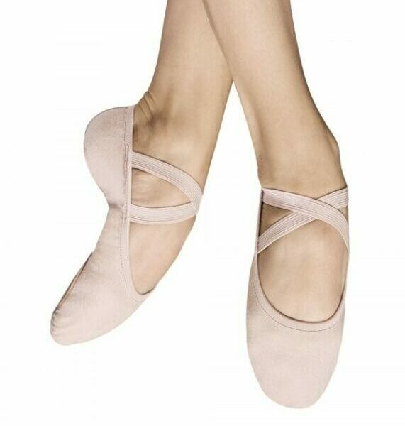 Baletki płócienne Bloch Performa S0284L różowe