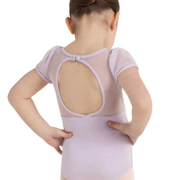 Body Capezio Puff Sleeve Keyhole Back