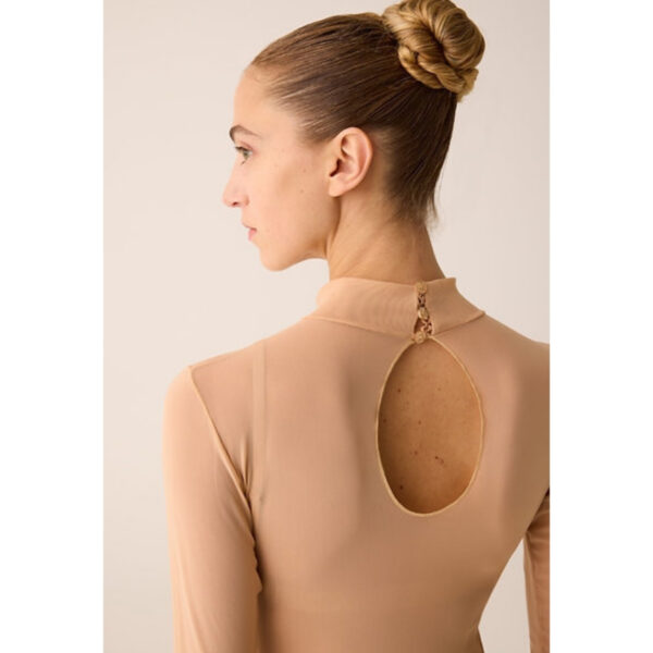 Tiulowe body z długim rękawem Pridance