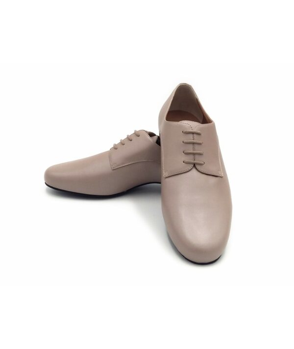 Monsieur Pivot DERBY Nappa Perlata Tortora - obrazek 2