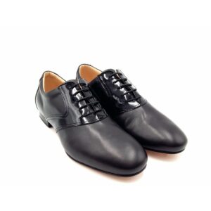 Monsieur Pivot FRANCIS Pelle e Vernice Nera
