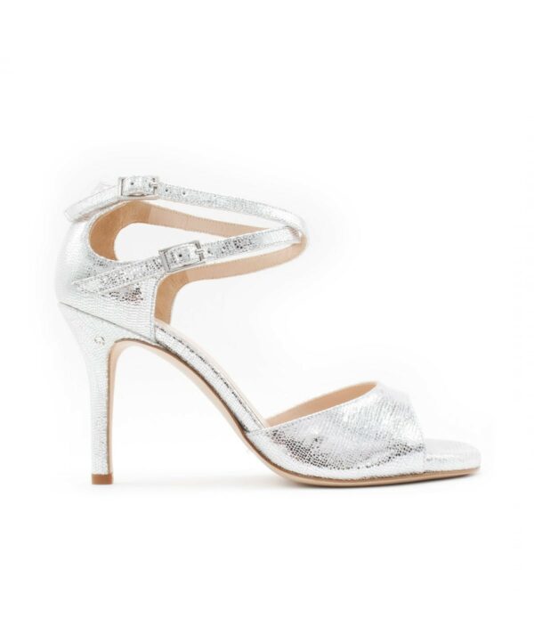 Madame Pivot JOELLE Pelle Laminata Argento