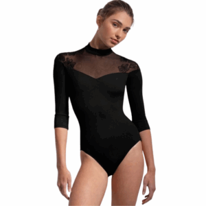Body z siateczką i haftem Calista L60001 Bloch