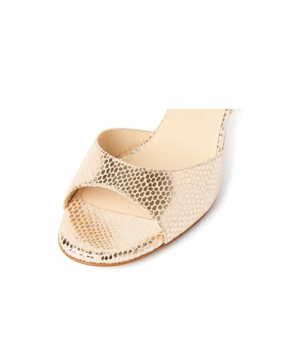 Madame Pivot CHERIE Pelle Laminata Oro - obrazek 3