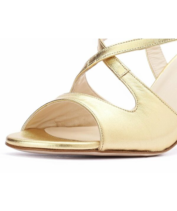 Madame Pivot GIOIA Pelle Laminata Oro - obrazek 3