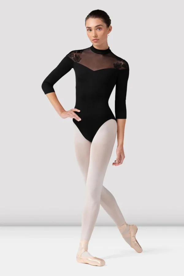 Body z siateczką i haftem Calista L60001 Bloch - obrazek 2