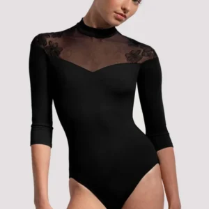 Body z siateczką i haftem Calista L60001 Bloch
