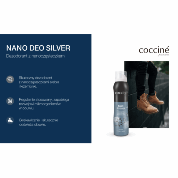 Dezodorant do butów Nano Deo Silver Coccine - obrazek 3