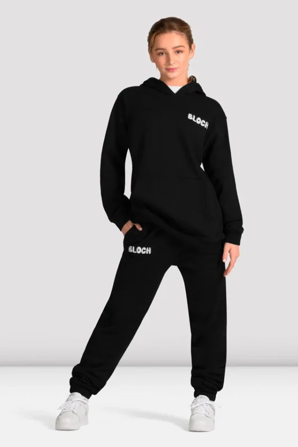 Bluza z kapturem młodzieżowa Bloch Reverence Jogger P55772G - obrazek 4