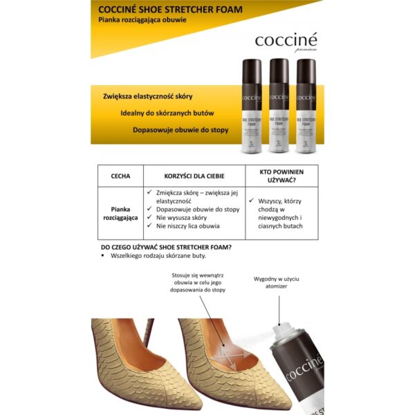 Rozciągacz do butów Shoe Stretcher Foam Coccine - obrazek 3