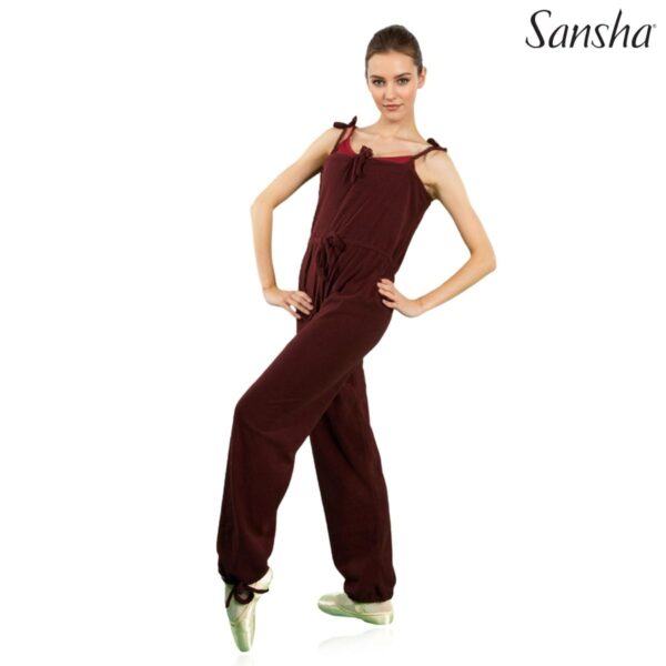 Ocieplacze baletowe (pajacyk) Sansha SAMME, czarny