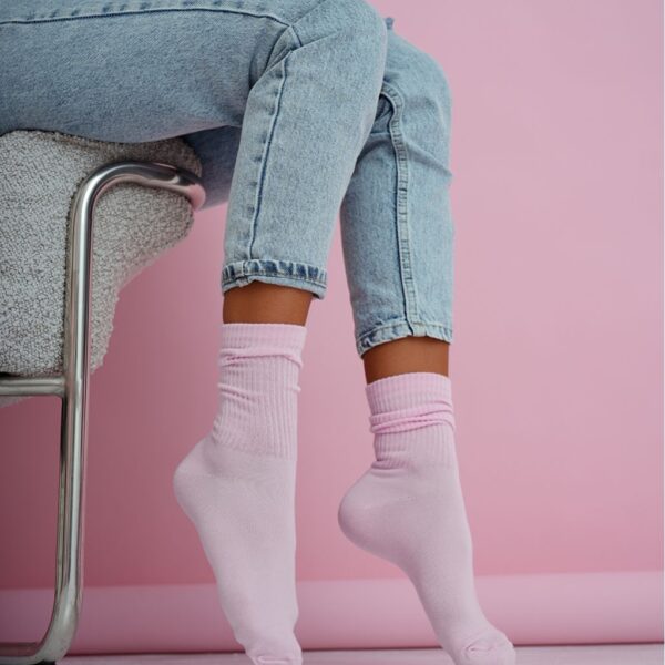 Skarpetki bawełniane w prążki kolory