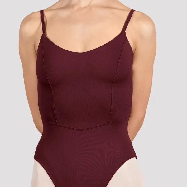 Body na ramiączkach Ruby L4207 Bloch (czarny, różowy, bordowy)
