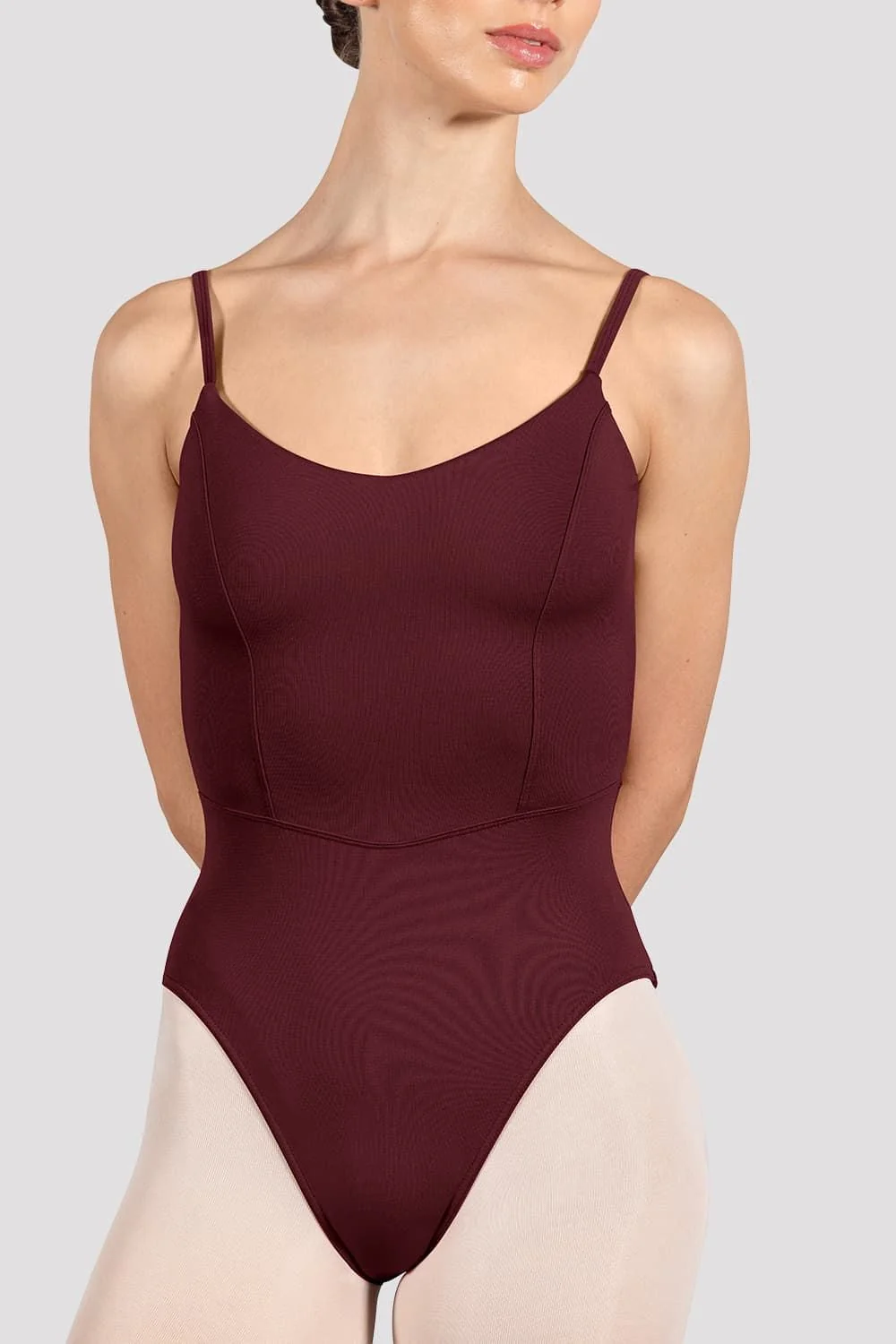 Body na ramiączkach Ruby L4207 Bloch (czarny, różowy, bordowy)