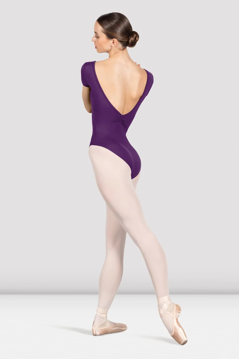Body z krótkim rękawem Penny L4262 Bloch (czarny, różowy, bakłażanowy) - obrazek 7