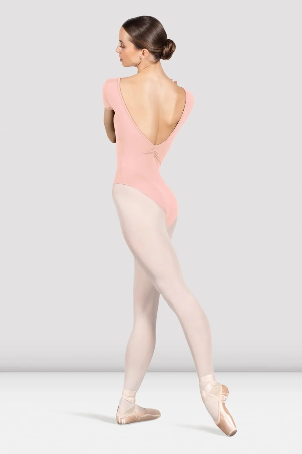 Body z krótkim rękawem Penny L4262 Bloch (czarny, różowy, bakłażanowy) - obrazek 4