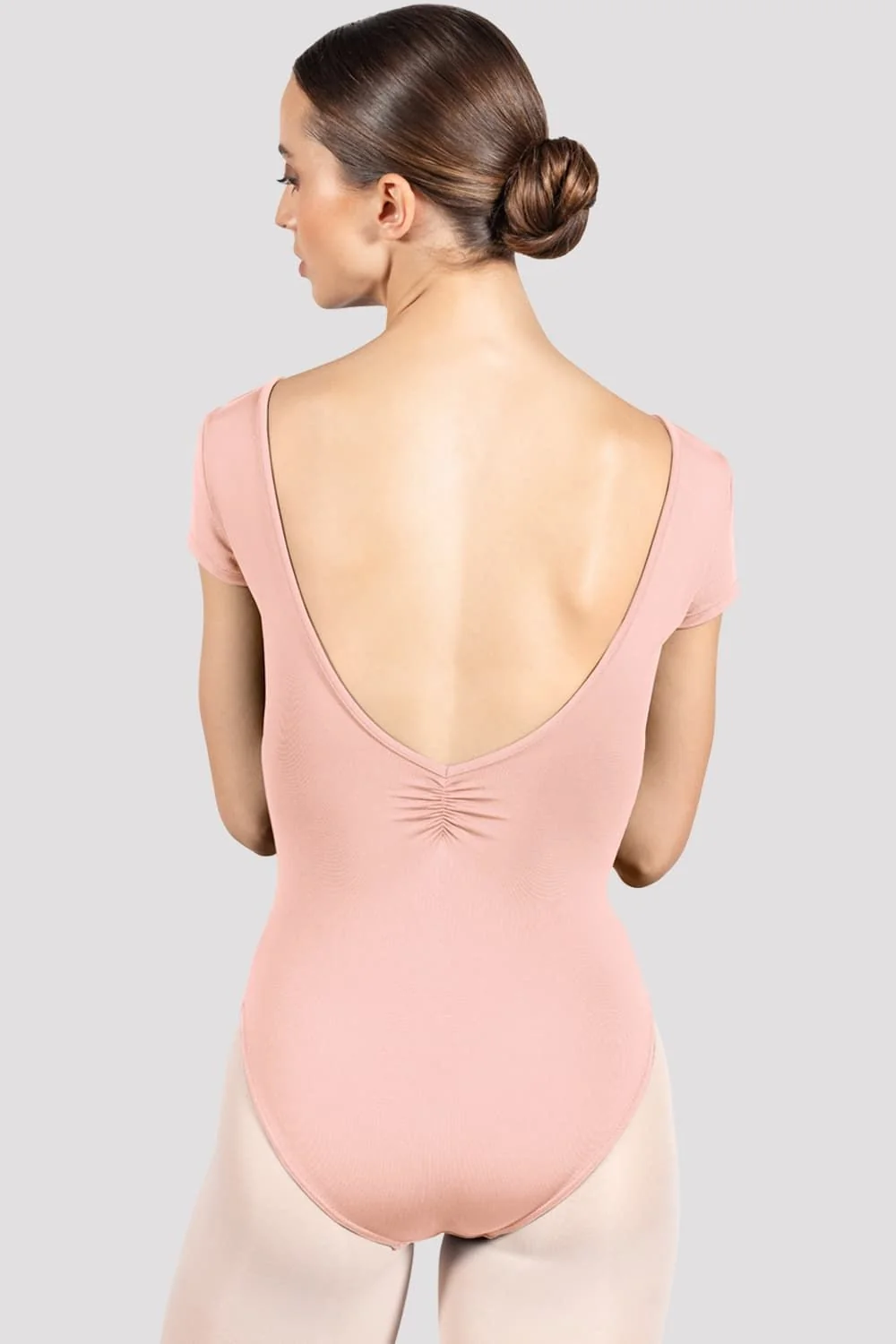 Body z krótkim rękawem Penny L4262 Bloch (czarny, różowy, bakłażanowy) - obrazek 2